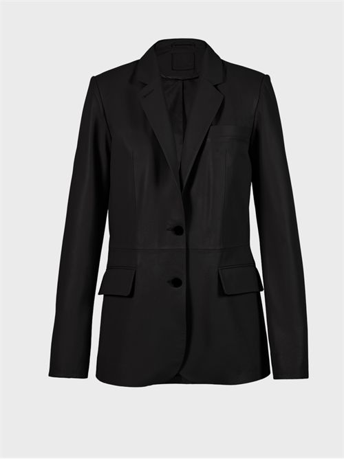 Single-breasted leather blazer DESA 1972 | K14962BLACK
